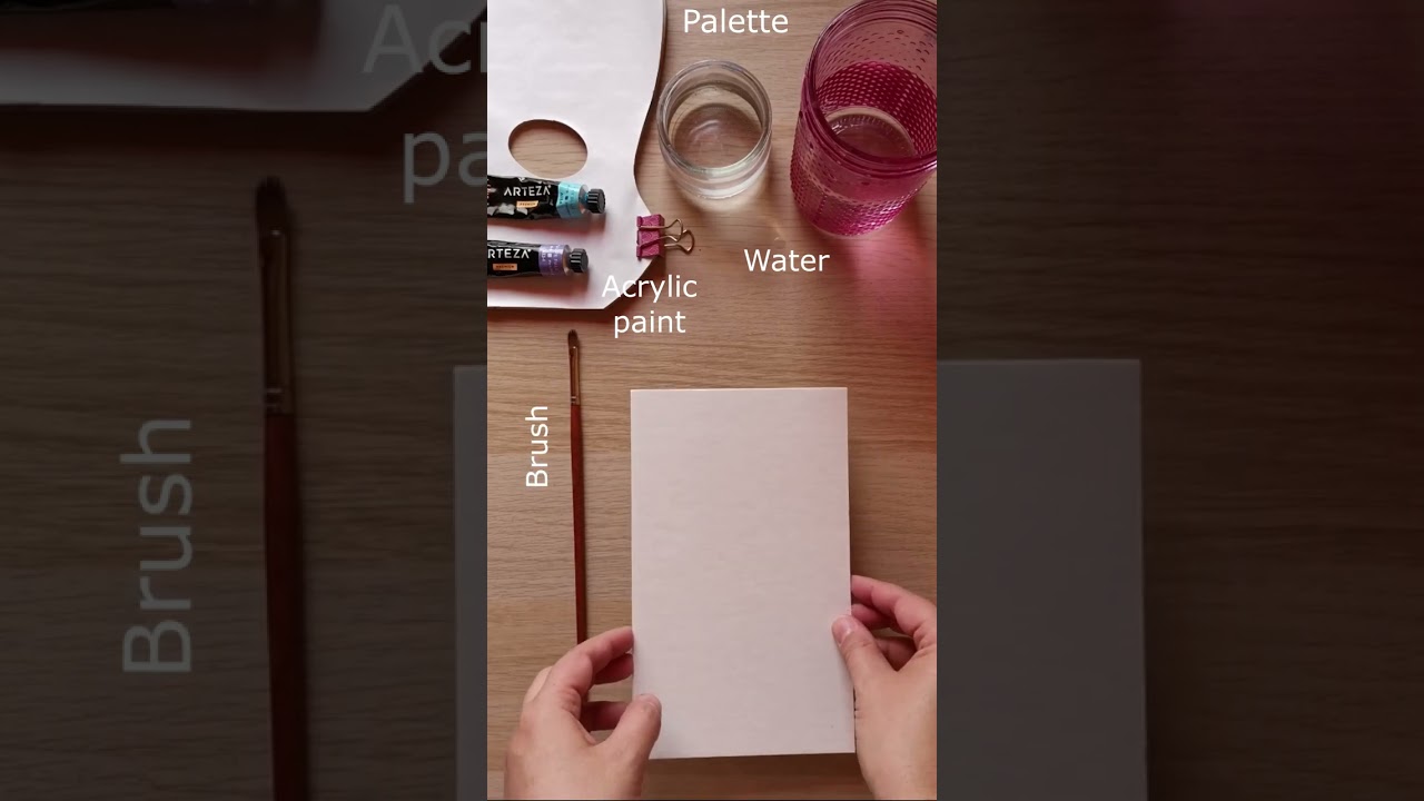 How to start painting with acrylic &ndash; Basic notions Part 1