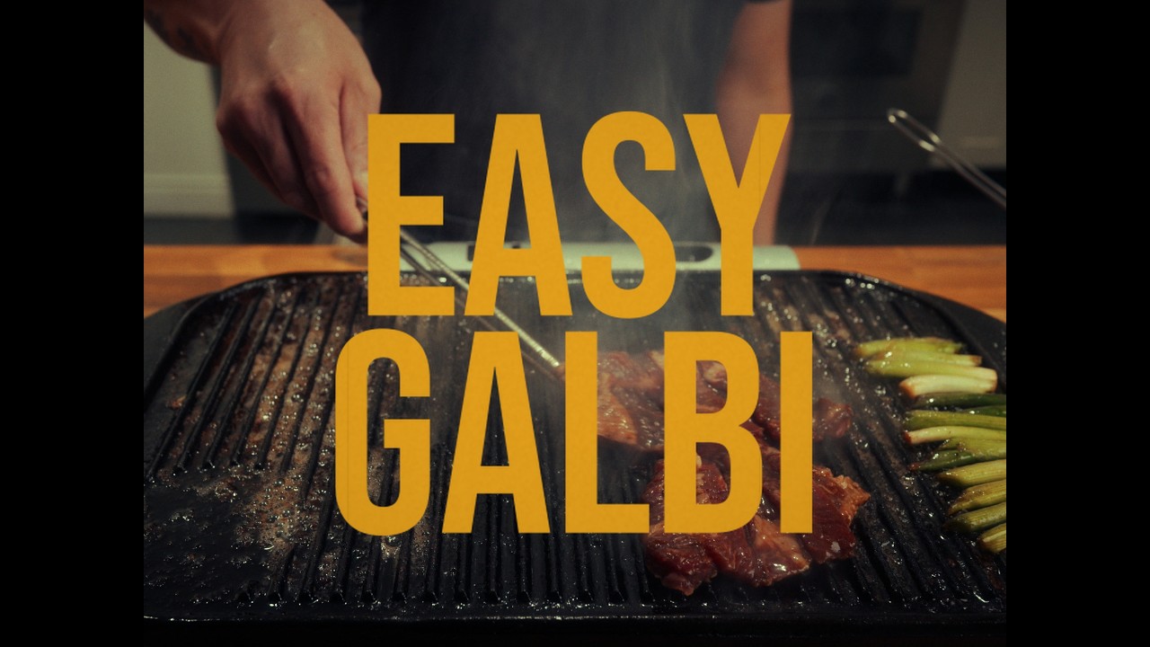 Easy Galbi for Indoor Grilling