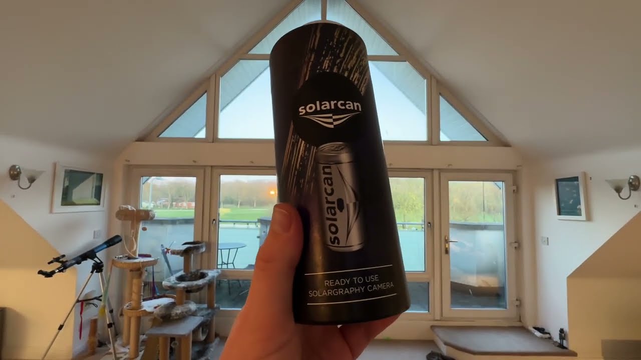 Time to put up the Solarcan - Capturing the Sun's journey as a solargraph