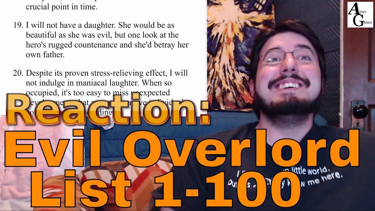 Постарайтесь НЕ смеяться: список Злых Повелителей 1-100 #AirierReacts