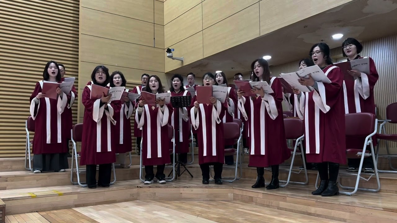 조은침례교회 할렐루야성가대 (보혈을지나 /정한결편곡)