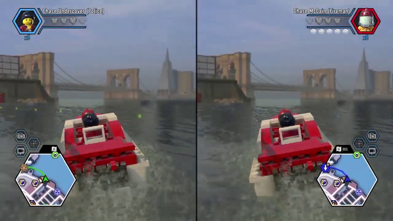 Speed Boating | LEGO City Undercover 2-Player GAMEPLAY PART 21