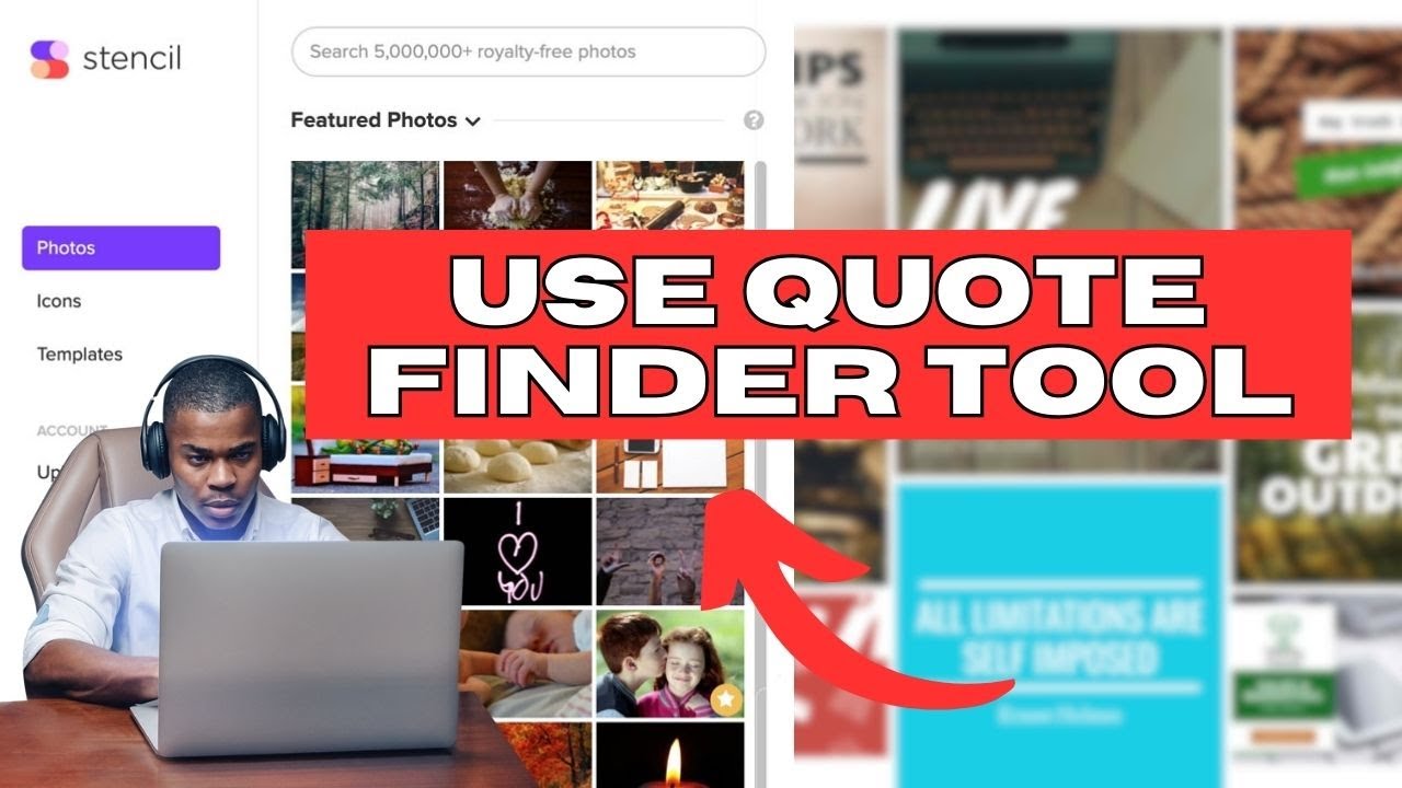 How to Use the Quote Finder Tool in GetStencil 2024?