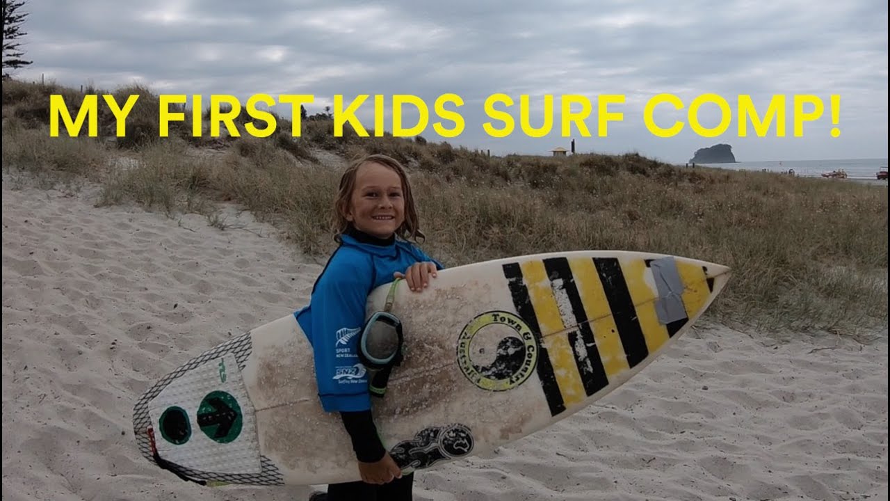 My First Kids Surfing Competition!