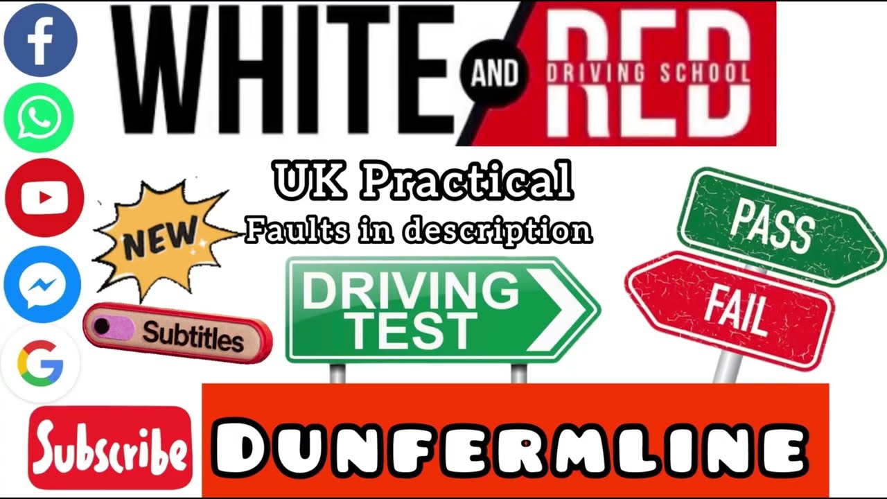 UK Practical Driving Test 17.02.2026 - Dunfermline Vine - Cowdenbeath - FAIL 