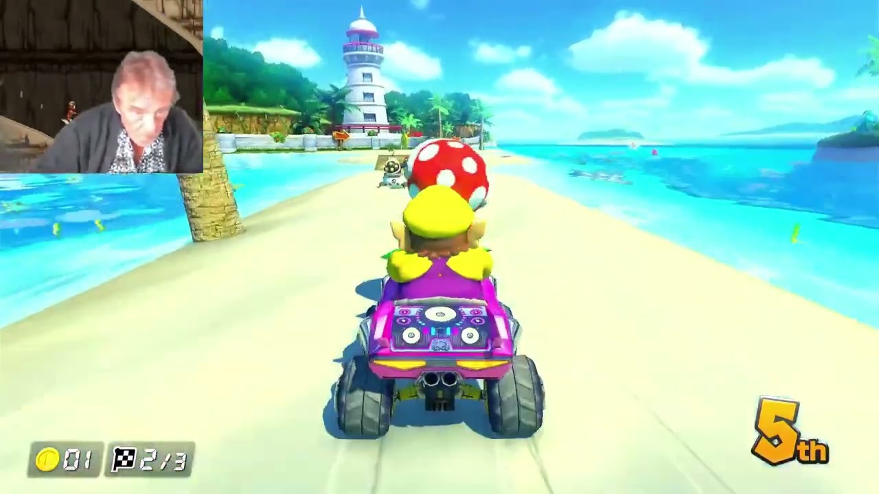 Mario Kart ~ Cheep Cheep Beach ~ Wario ~ Shell Cup DS 1080p
