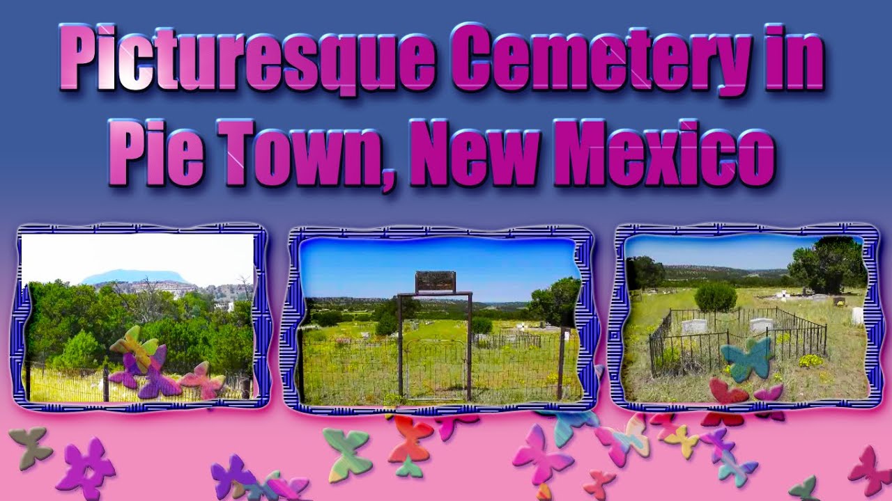 Peaceful Picturesque Cemetery In The Mountains in Pie Town New Mexico