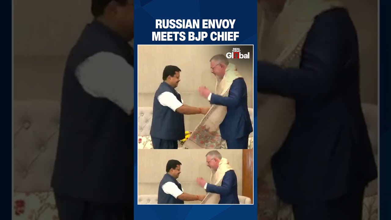 Russian Ambassador Meets BJP President Nitin Nabin in Key Delhi Meeting