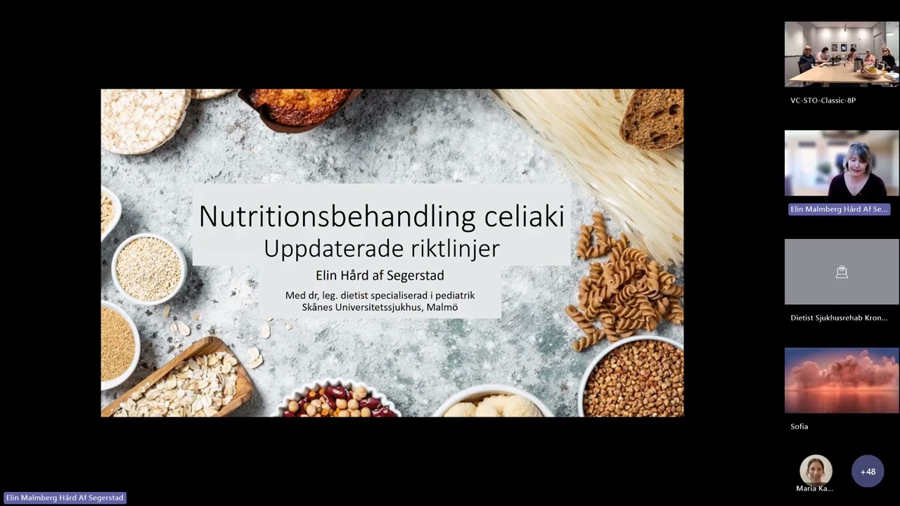 Nytt inom nutritionsbehandling vid celiaki- uppdaterade riktlinjer för dietister