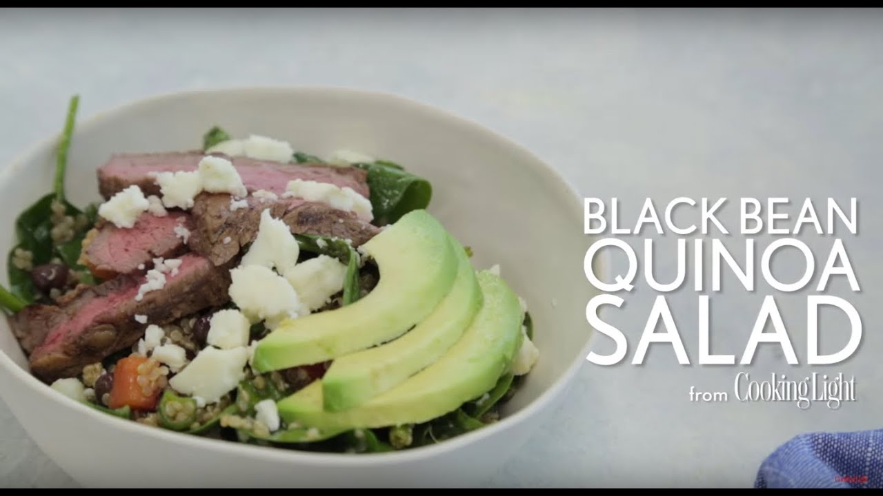 How to Make Black Bean Quinoa Salad with Chipotle Steak | Cooking Light
