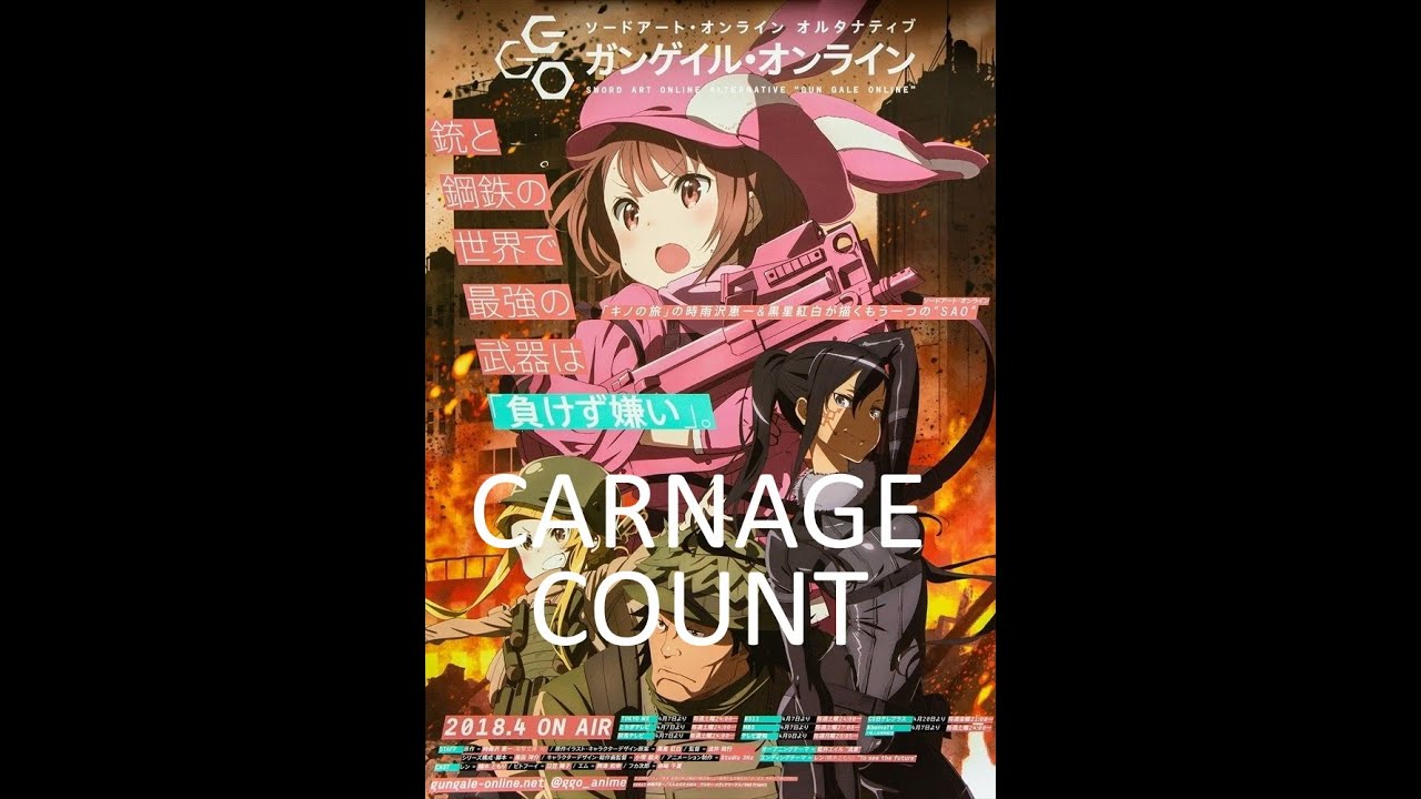 Sword Art Online Alternative: Gun Gale Online (2018) carnage count