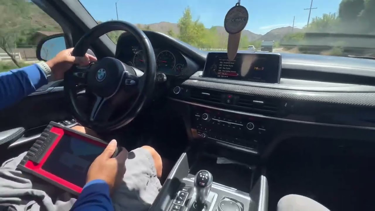 2016 BMW X5 ADAS Dynamic Recalibration using SmartSafe at Alfredo’s Auto Glass repair Corona CA