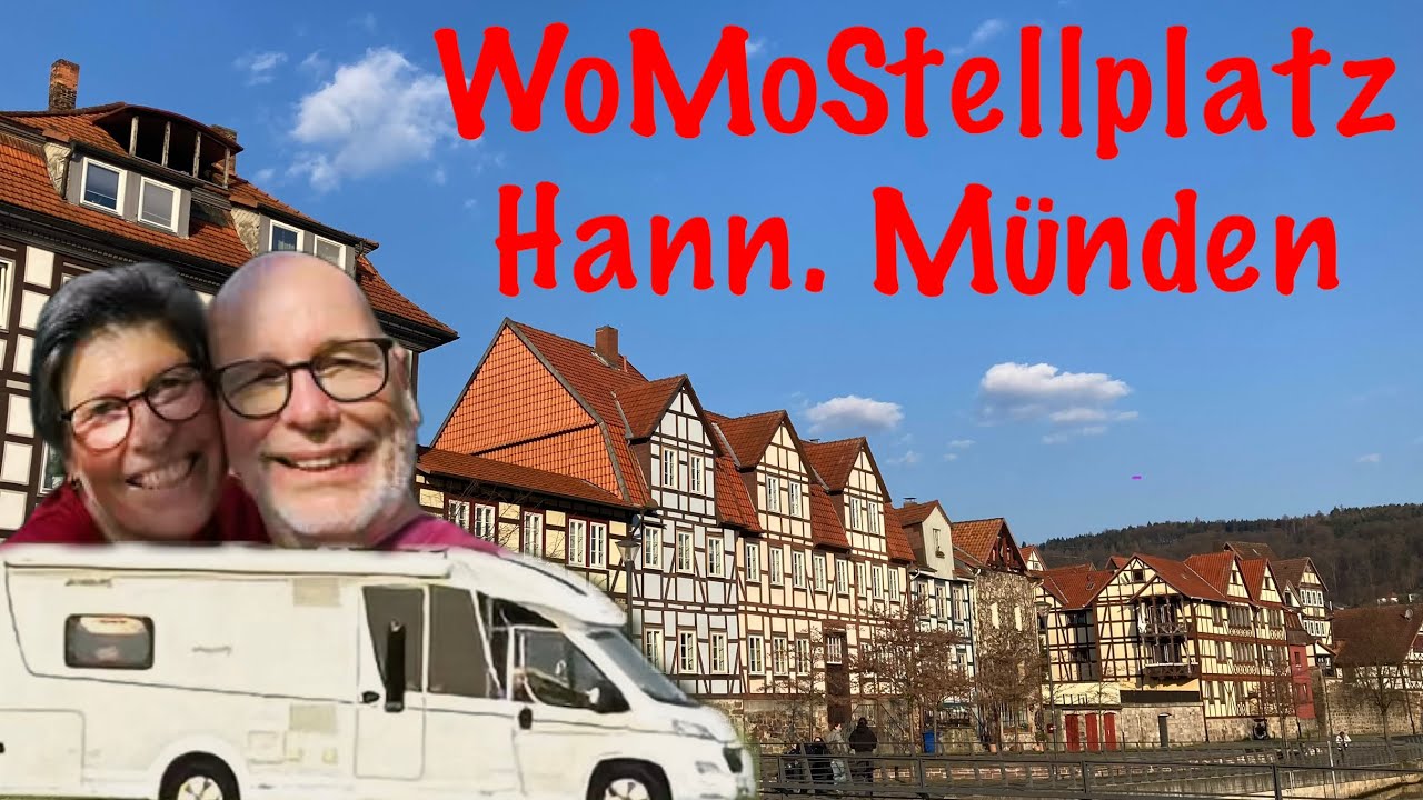 Wohnmobil Stellplatz 🇩🇪 Hann. M&uuml;nden ✳️ direkt am Weserstein (Reisebericht M&auml;rz 2026)