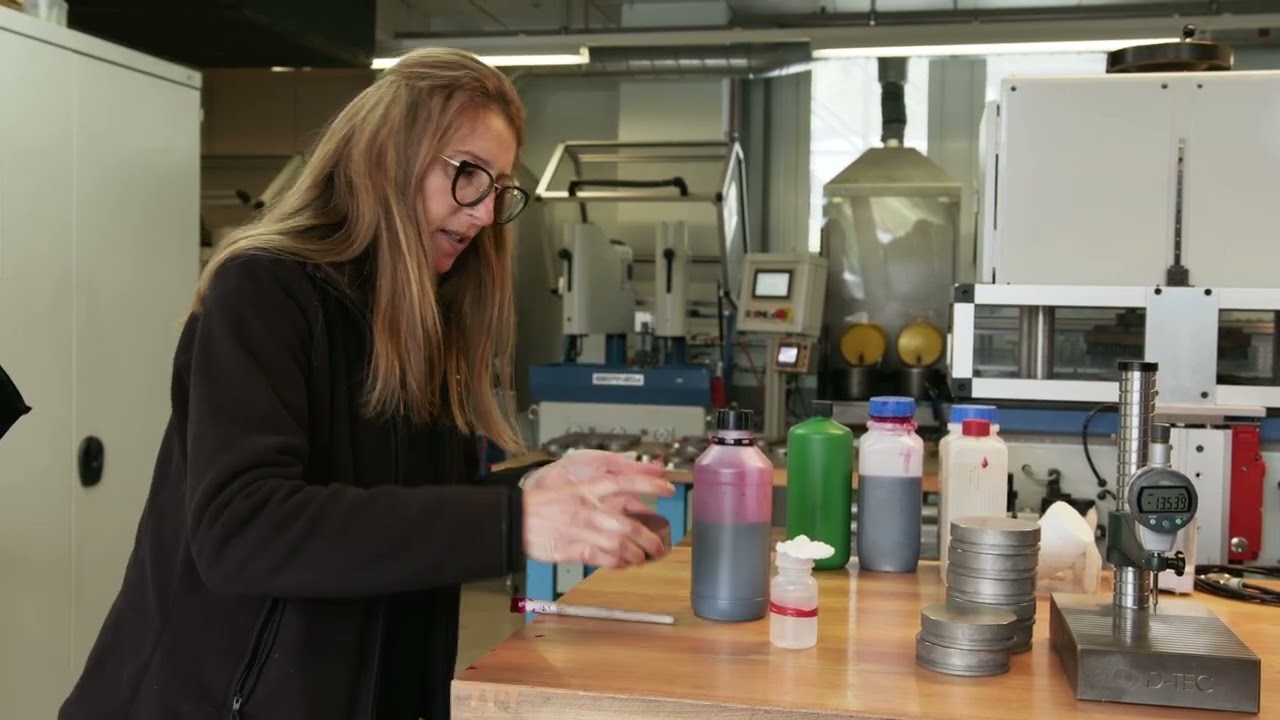 D-TEC Dubois, l'atelier de blocage, la pose tasseau