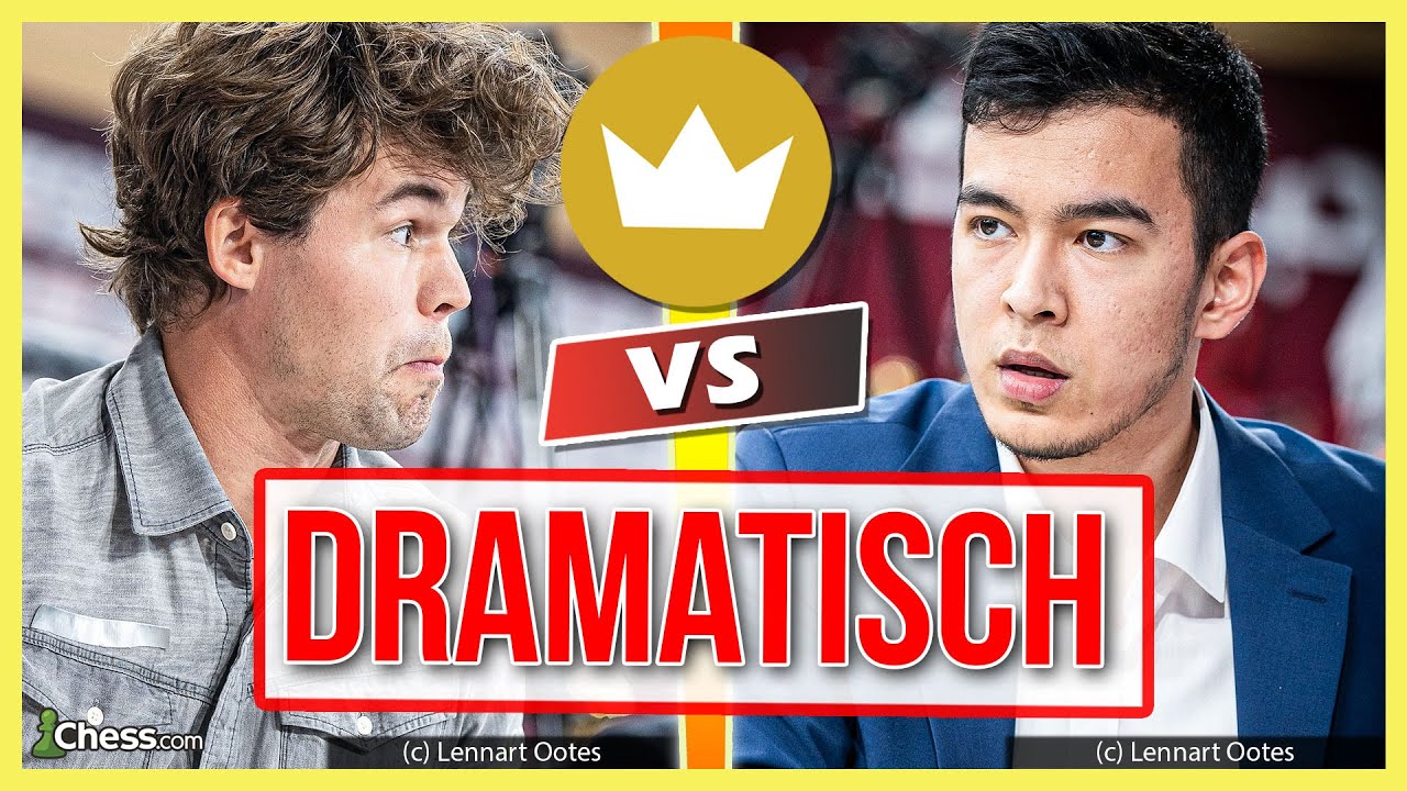 Blitzschach-WM: Dramatisches Finale zwischen Carlsen und Abdusattorov!