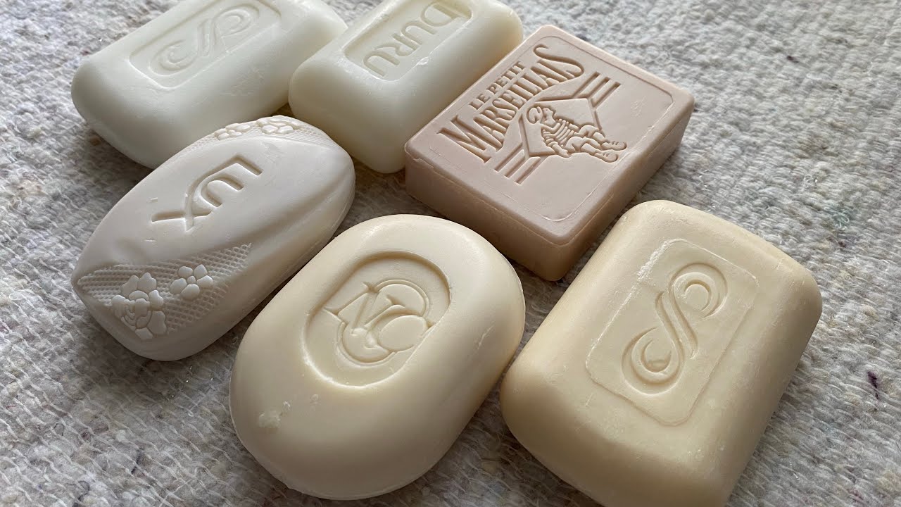 ASMR | АСМР | White Dry & Semi-Dry Soap Cutting | Резка Белого Мыла | Big Chunks