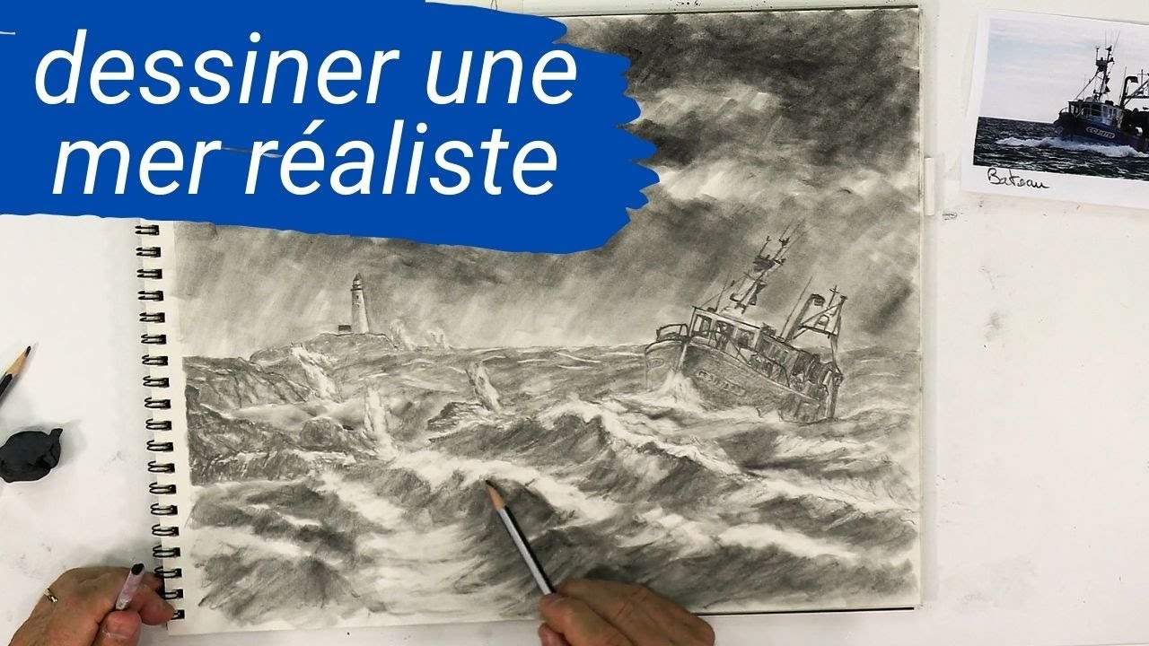 Comment dessiner une mer réaliste (ep.03)