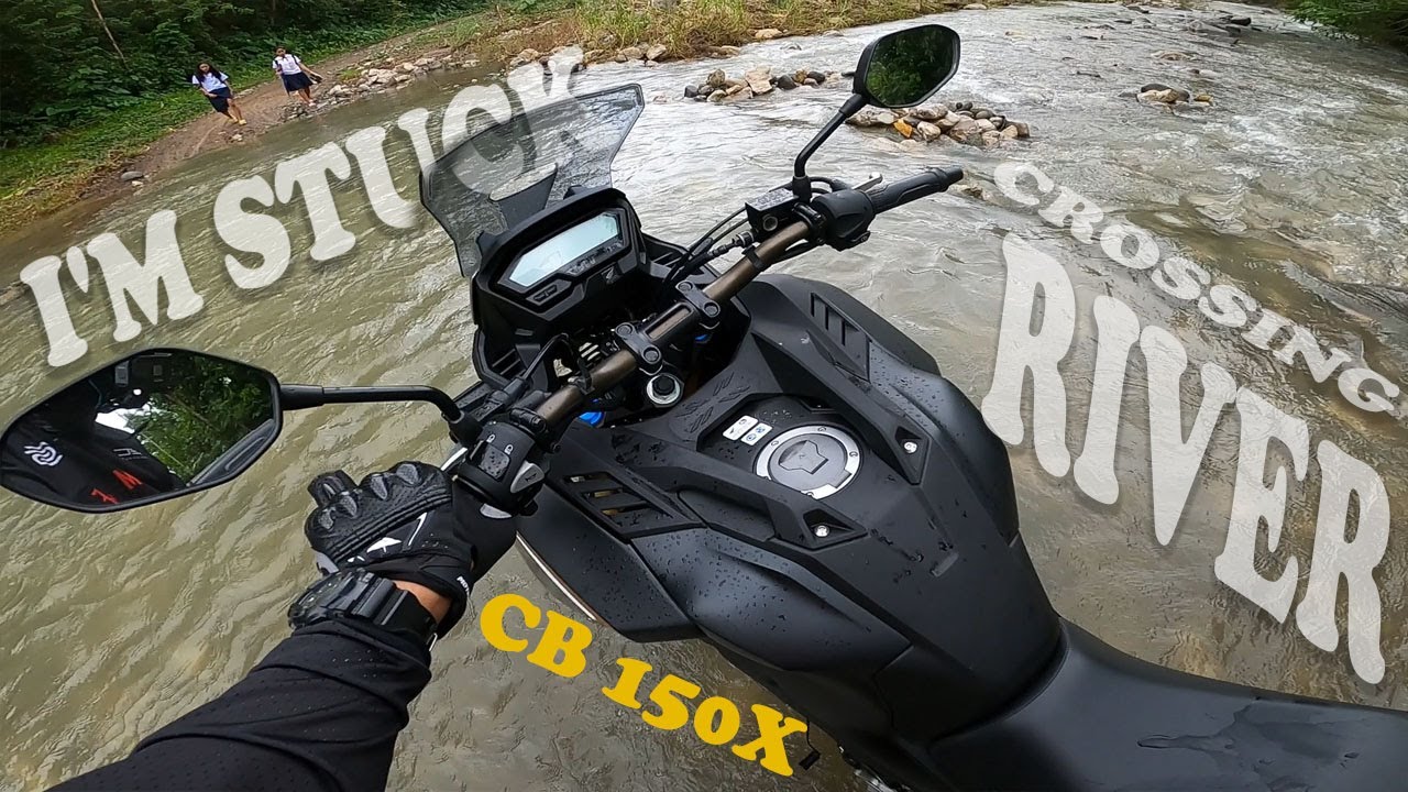 Extreme River Crossing Gamit ang CB 150X  | Laiban, Rizal