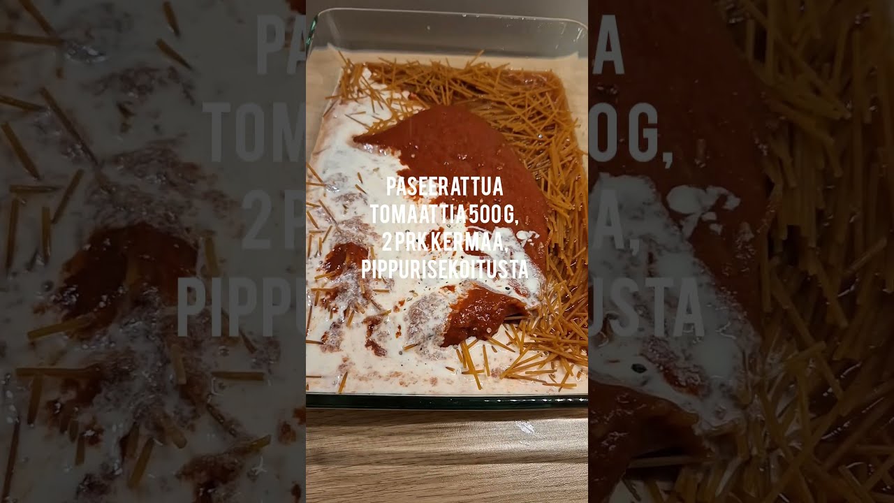 Spagettivuoka, helppo valmistaa!  #recipe #cooking #delicious #kotiruoka #food #easyrecipe
