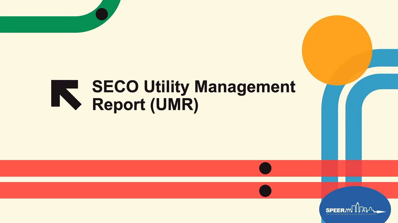 SECO Utility Management Reporting