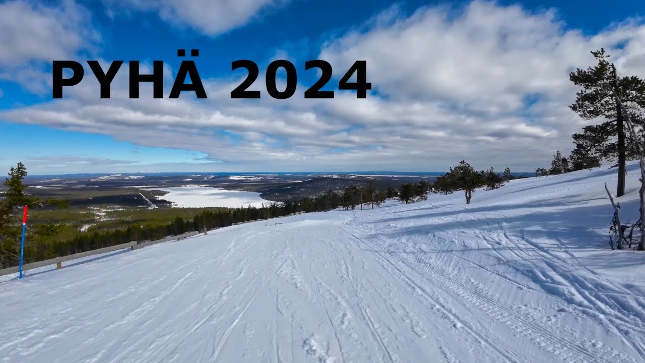 Snowboarding Pyh&auml;, last spring laps 2024