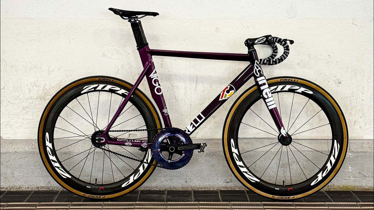 Cinelli Vigorelli Burgundy Nebula - Fixed Gear Dream Build | Fixie Corner