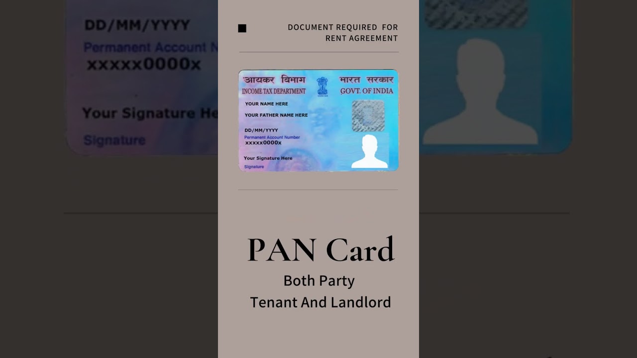 Required Documents for Rent Agreement #shorts