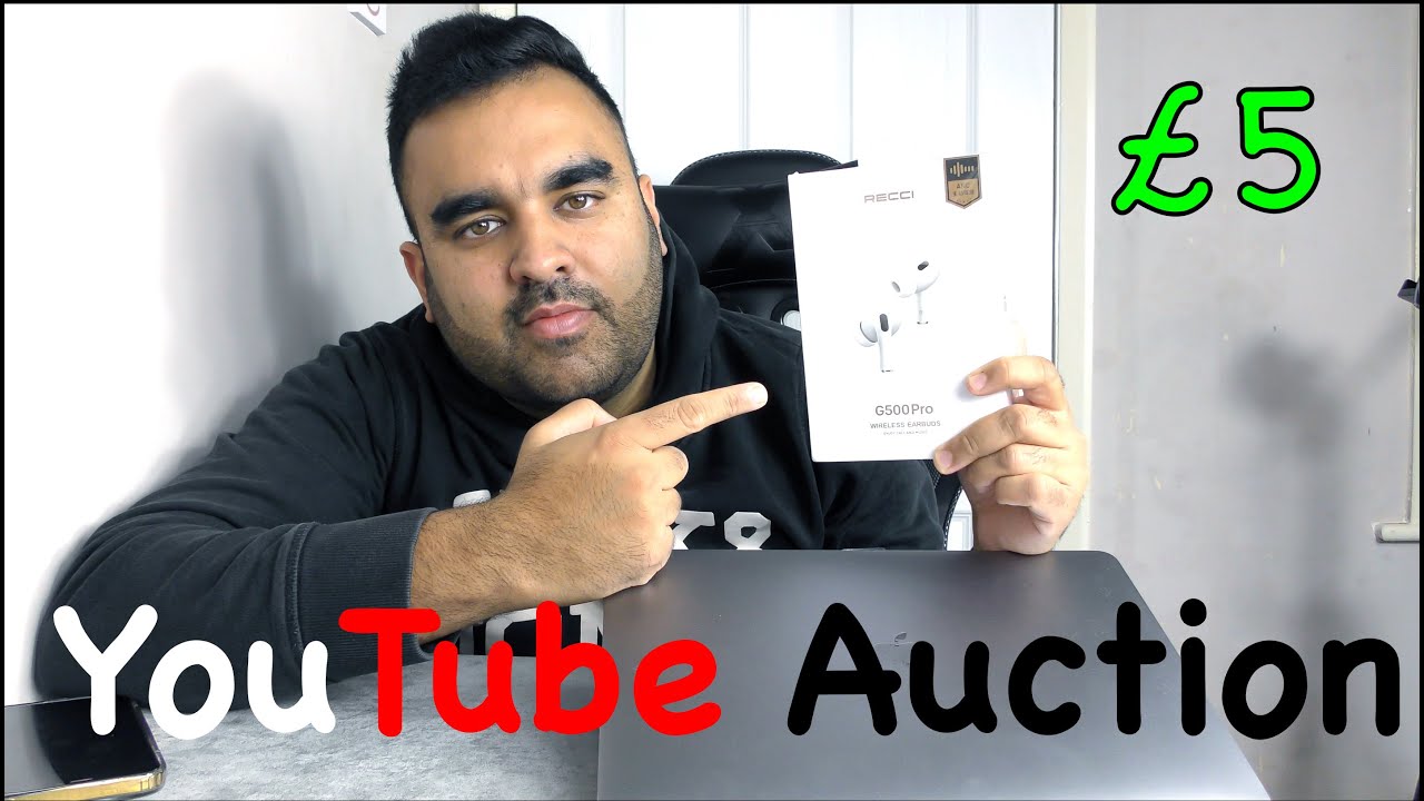 Allsortzz YouTube AUCTION Part 2: &pound;5 Recci G500 Pro Wireless Airpods Pro 2