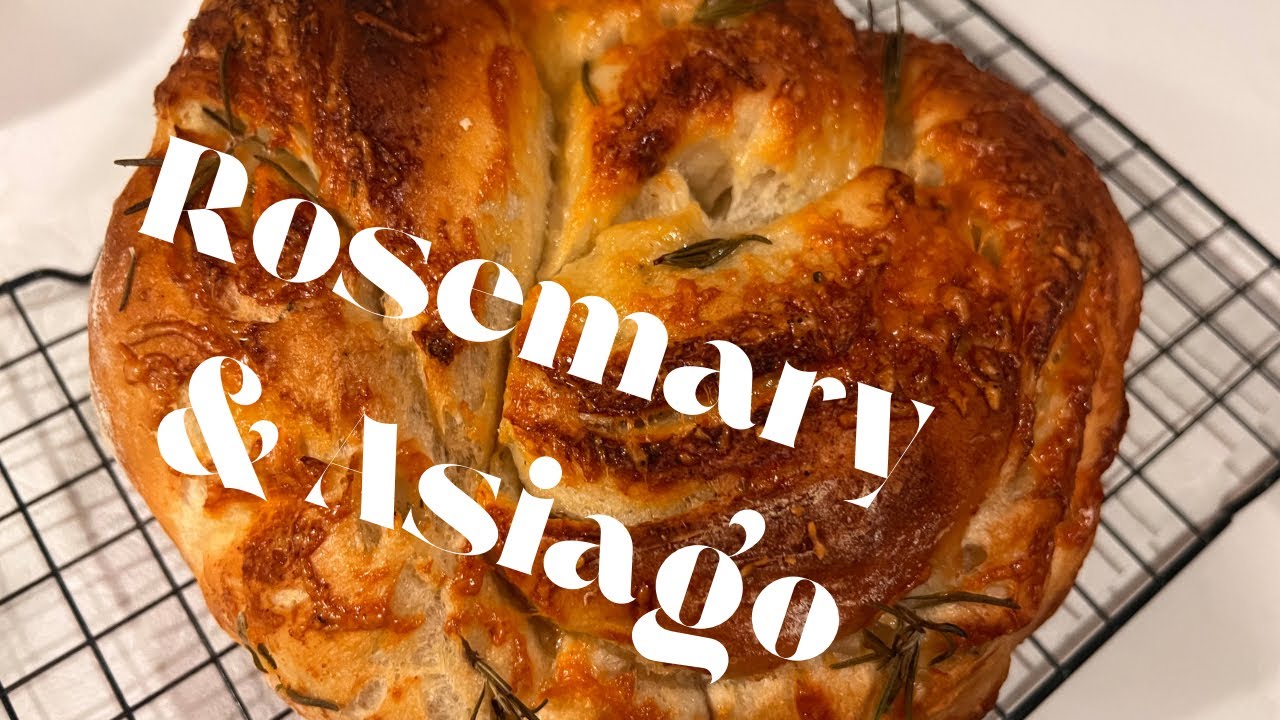 Rosemary & Asiago Bread With Sourdough Discard