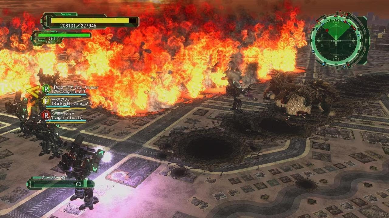 地球防衛軍６_Play withアカガミ and 三休
