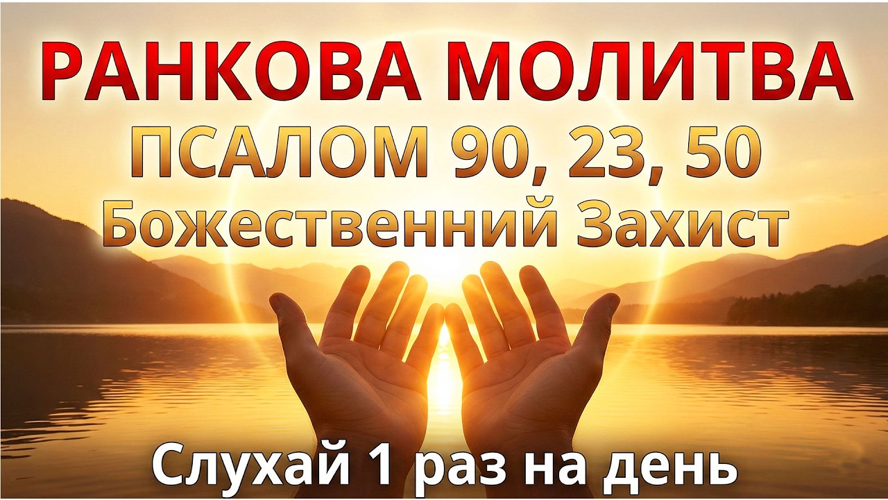 Почніть Ранок з БОГОМ: Ці Псалми Змінять Ваше Життя (Слухати Щодня)