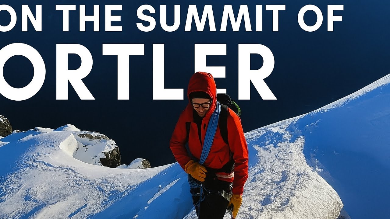 Drone Flight Over Ortler &ndash; The Highest Peak of South Tyrol (3905 m)