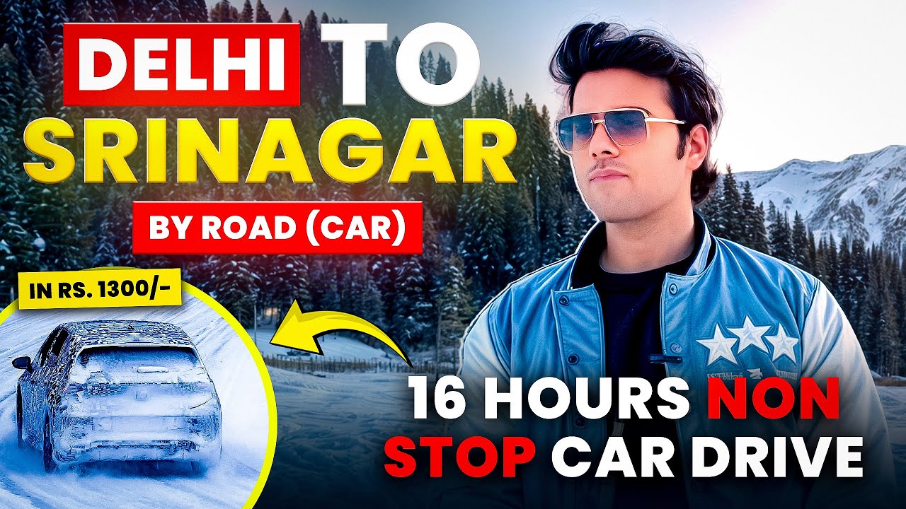 Delhi To Srinagar By Road 2025 | EP - 1 | Delhi To Kashmir By Road