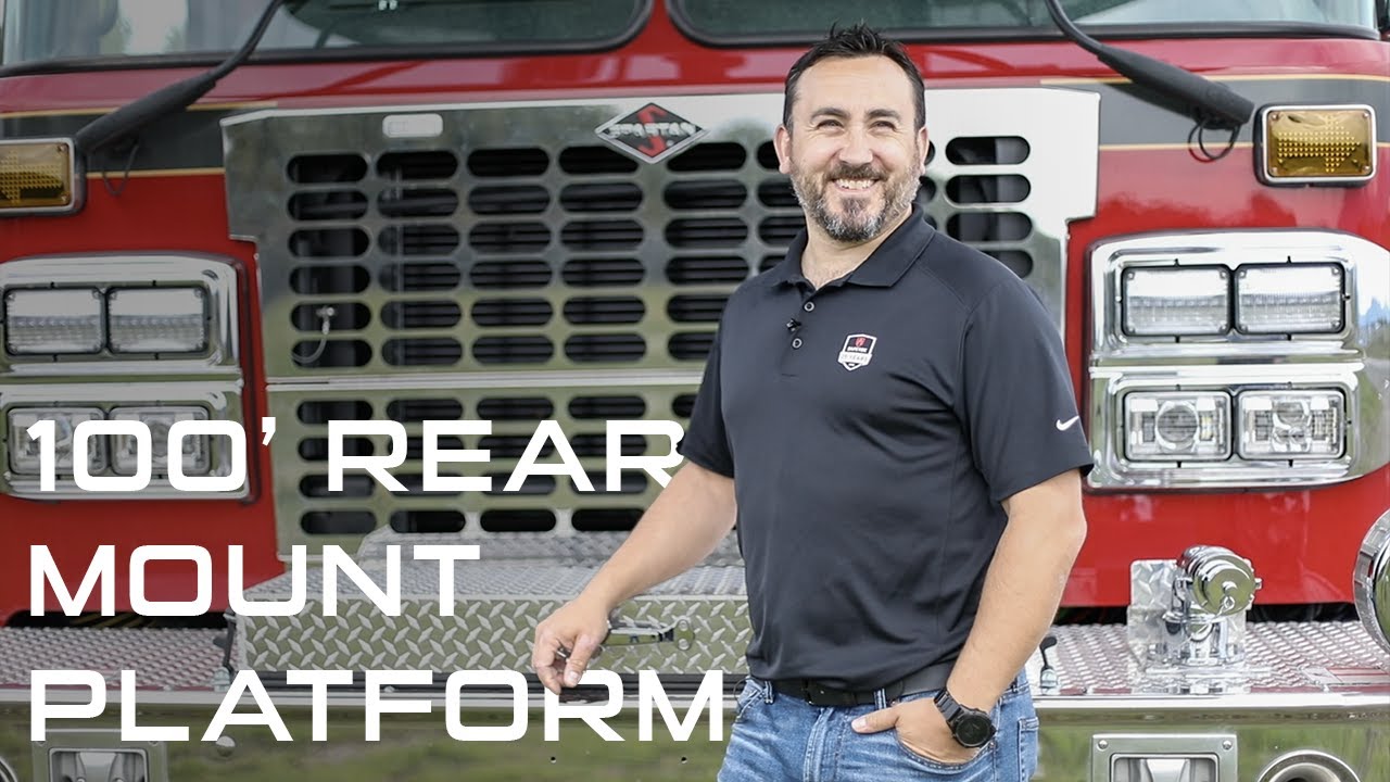 100' Rear Mount Platform Walk-Around | Port Moody Fire Rescue