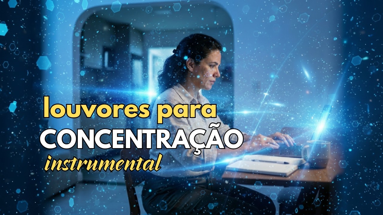 Louvor Instrumental Para Trabalhar e Estudar | Foco e Concentração com Deus