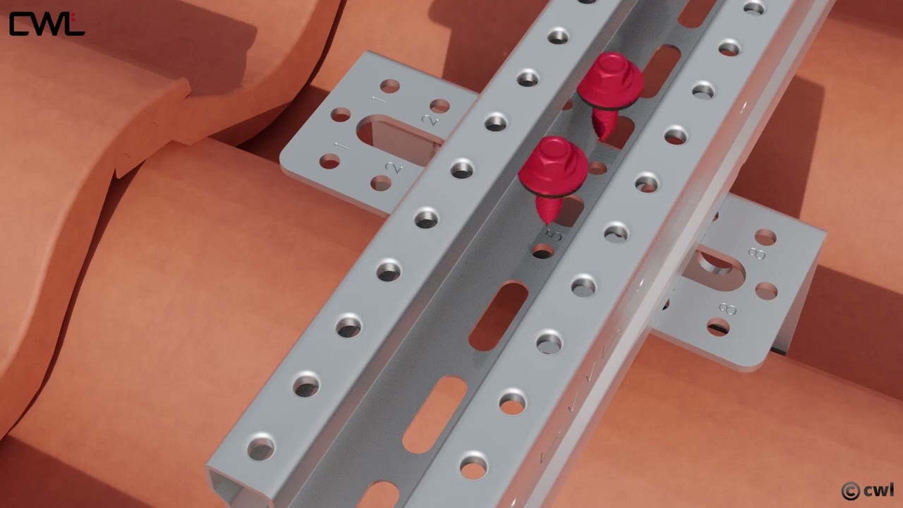 CWL Solar System- Roof tiles on wooden battens
