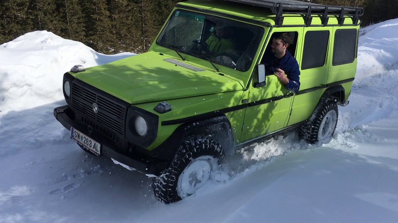 Mercedes G, Puch G im Schnee