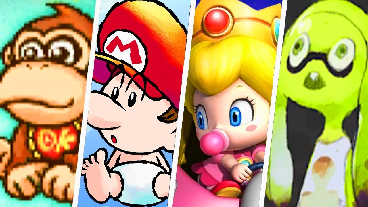 Evolution of Baby Characters in Nintendo Games (1982 - 2019)