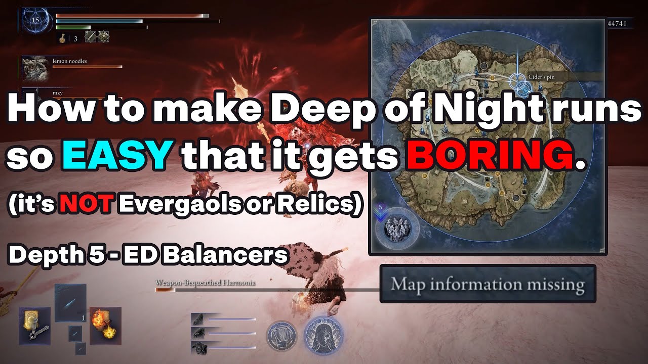 Deep of Night is easier than you think (Depth 5 ED Balancers, Pathing, Randoms, Guide) - Nightreign