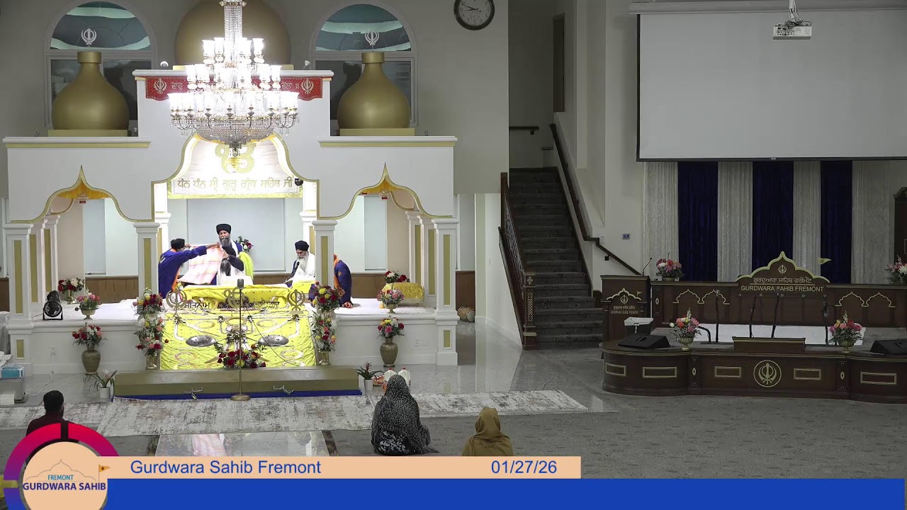 Gurdwara Sahib Fremont Evening Diwan 2026-01-27