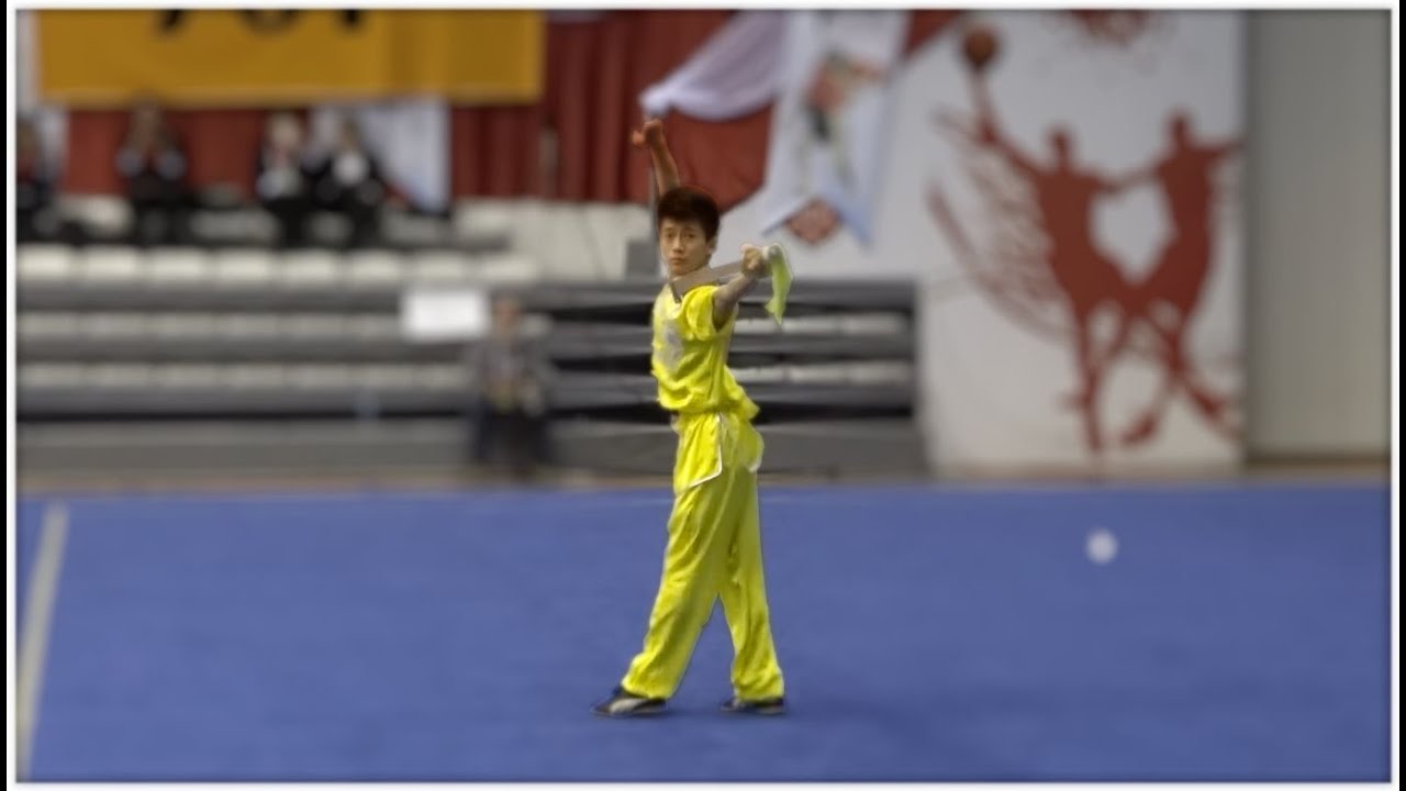 5th World Junior Wushu Championships Group B Boys Daoshu CHN YANG Xian Feng 9.15