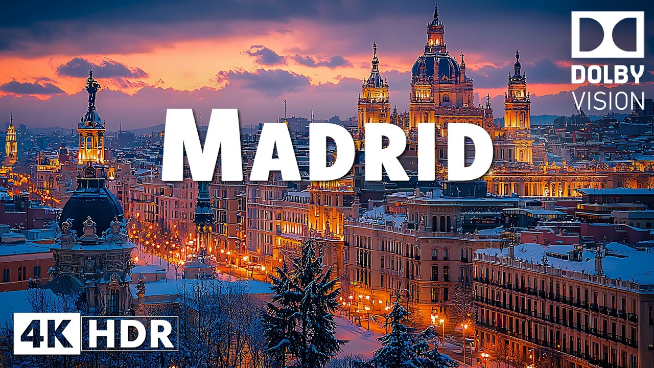 [4K] MADRID – Urban Soul of Spain | Deep House Chill