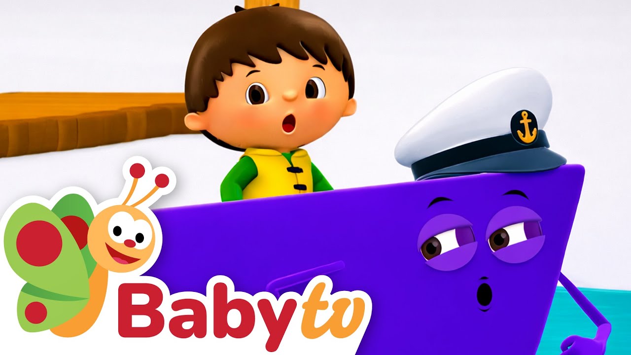 Learning Shapes Has Never Been This Fun | Charlie & Captain Trapezoid | BabyTV