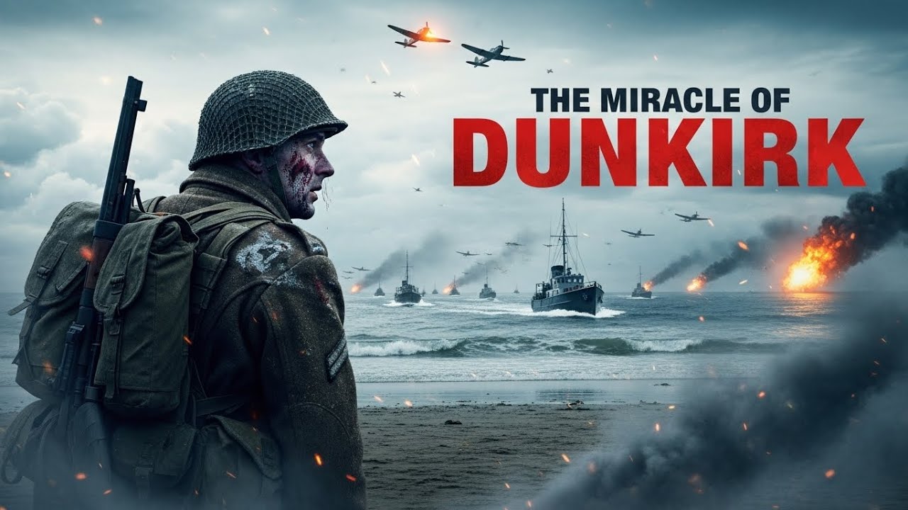 🇬🇧Cud Dunkierki &ndash; Największa ewakuacja w historii | 3D Cinematic War Animation