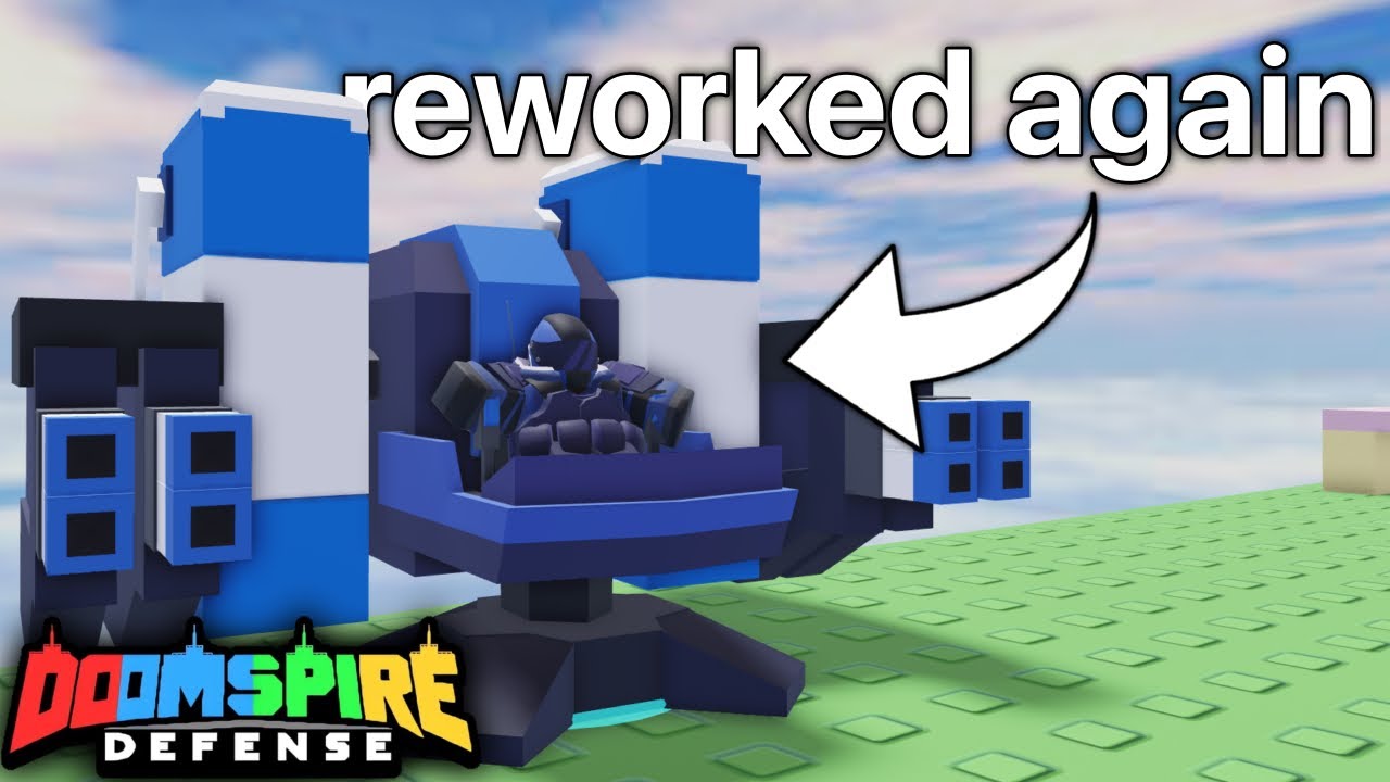Обзор переработанной башни тяжелого стрелка Doomspire Defense.. | ROBLOX