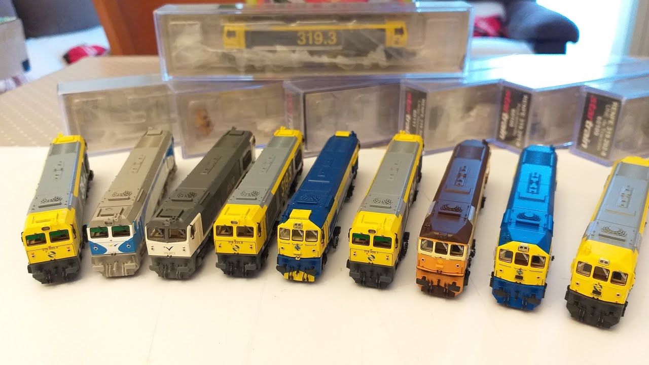 REVIEW LOCOMOTORAS RENFE 319.200, 300, 400 EN ESCALA N