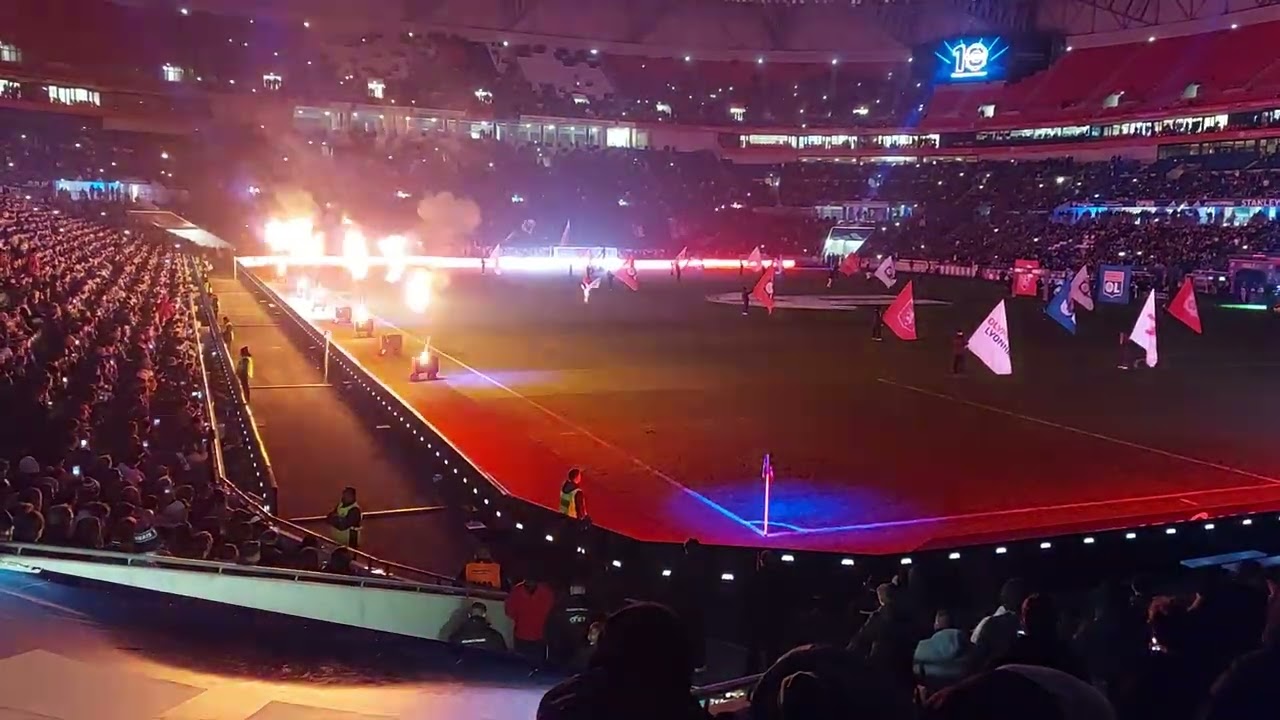 OL- Brest,  10 ans du Groupama Stadium de Décines.