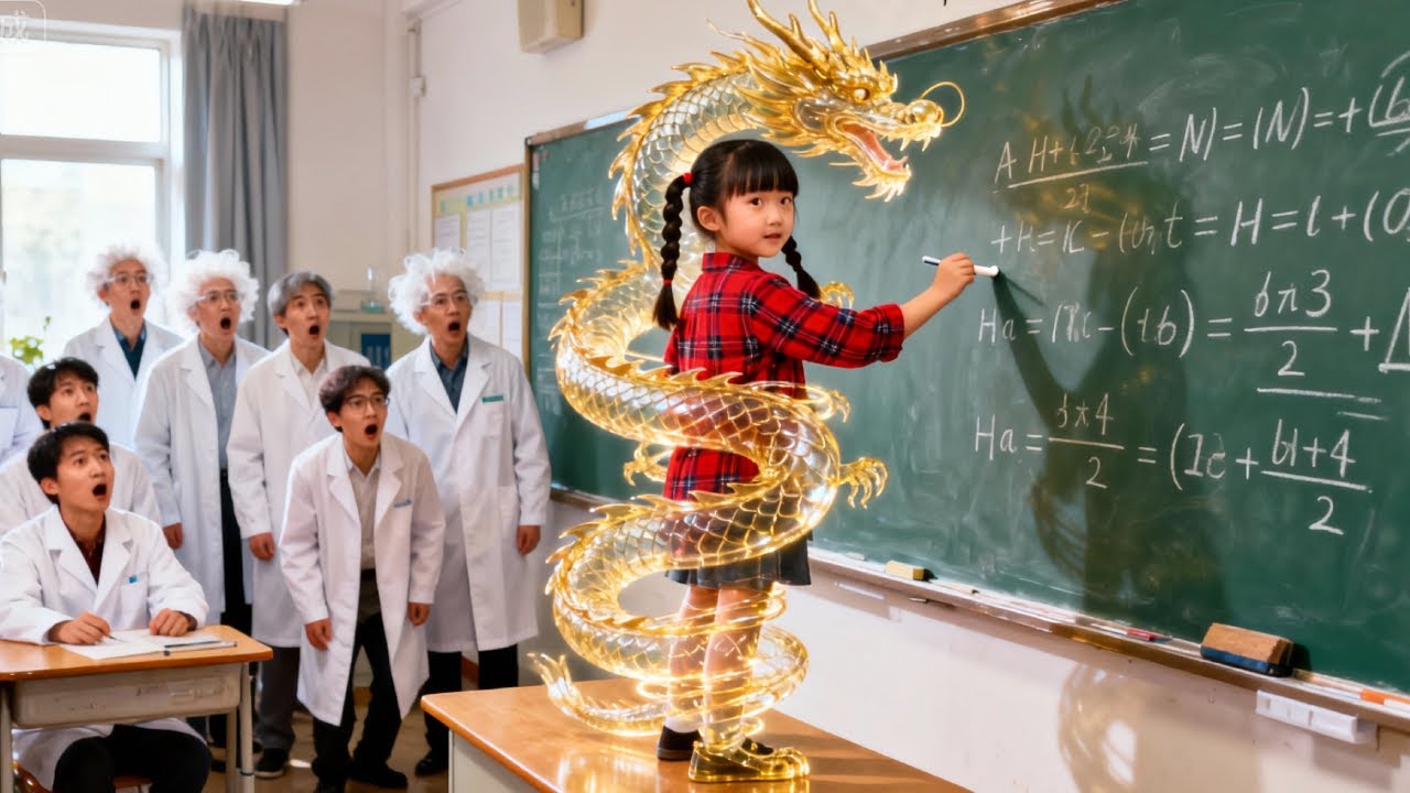 100位專家都解不出這道數學難題，直到這個5歲「傻」女孩路過，3秒內就解開了！命運從此改變！ #男頻#逆襲#爽劇#戰神#反轉#打臉#下山#神醫#超能力