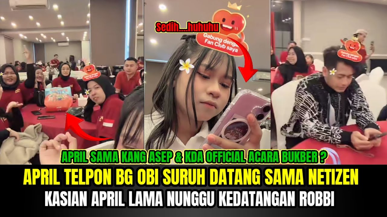 AUTO HARU❗️APRIL TELPON-TELPON BG OBI DISURUS DATANG SAMA NETIZEN, KASIAN APRIL NUNGGU LAMA⁉️