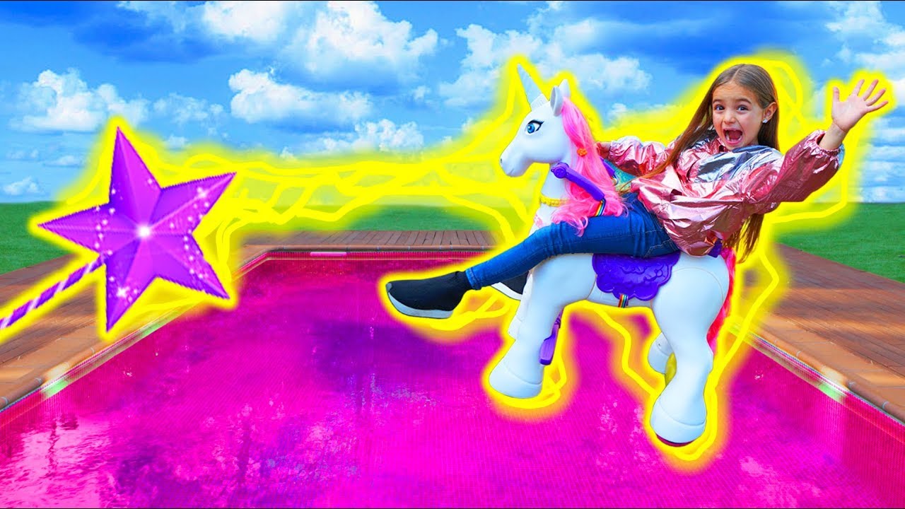 Las Ratitas hacen magia con el unicornio pretend play with the unicorn colors